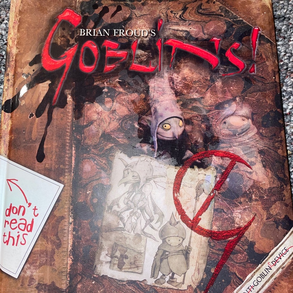 Brian Froud Goblins!  book for fans of labyrinth and dark Crystal Jim Henson